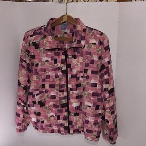 Napa Valley Sport zip front jacket